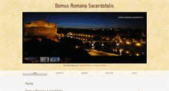 Desktop Screenshot of domusromana.org