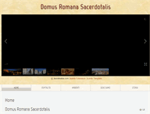 Tablet Screenshot of domusromana.org